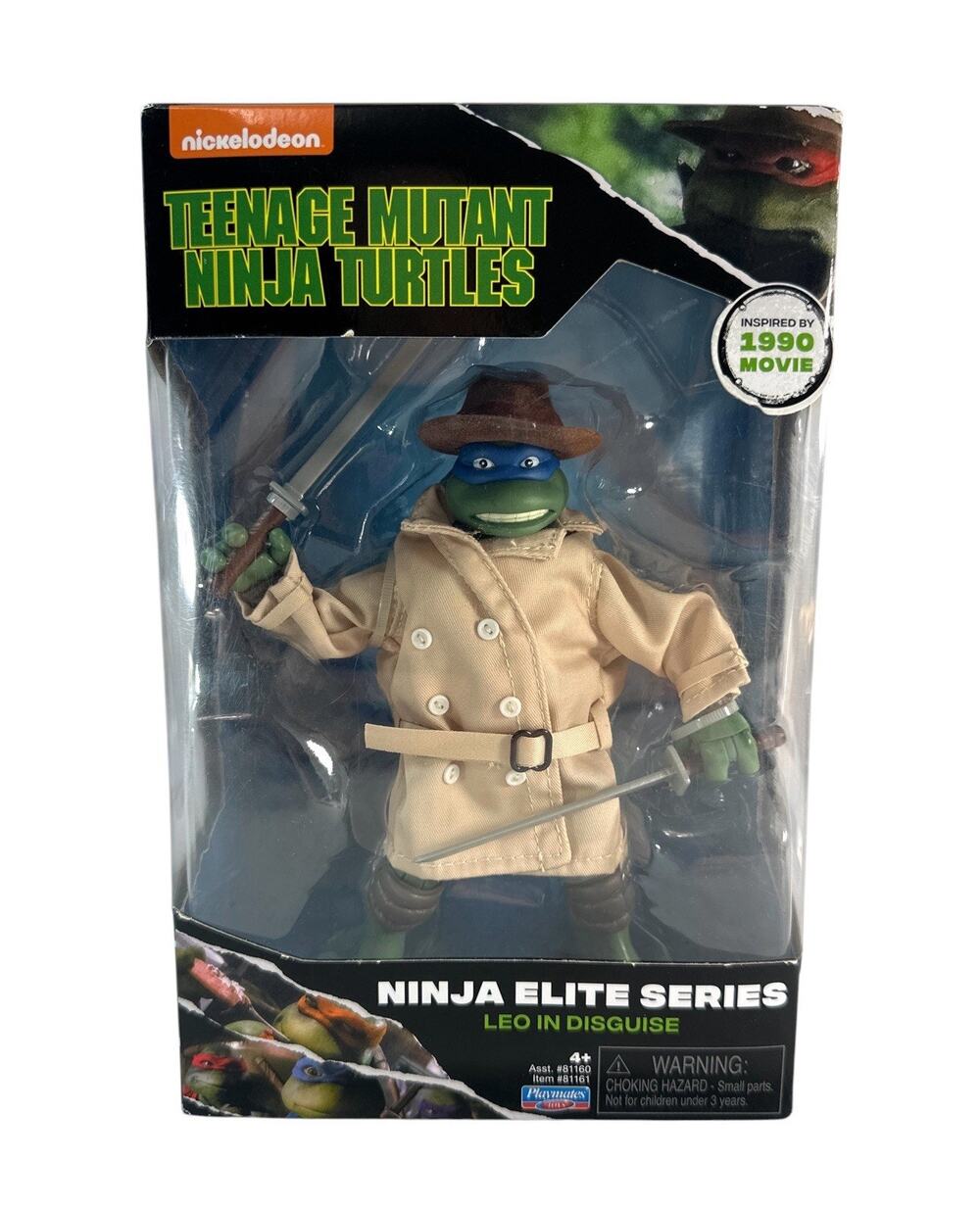 TMNT Ninja Elite Leo in Disguise 1990 Movie Leonardo Figure Playmates 81161
